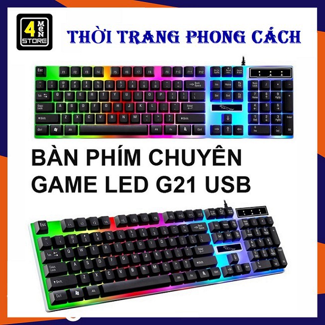 FREESHIP TỪ 50K_Bàn phím giả cơ game G21 LED chuyên dụng 2019 | BigBuy360 - bigbuy360.vn