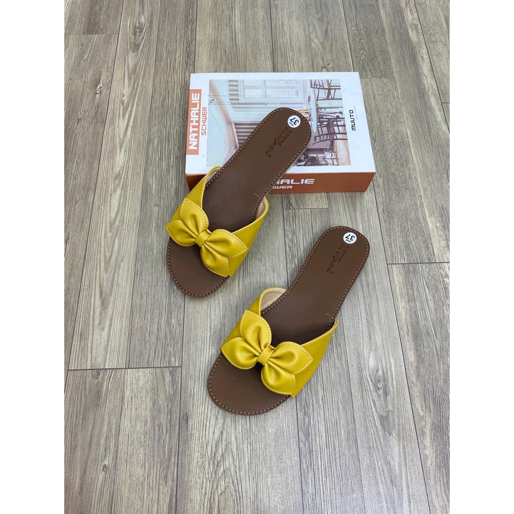 [shop giay minh thu]Dép bệt nơ 4 cánh MT675