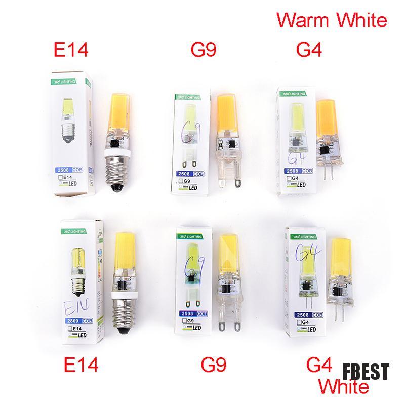 Bóng Đèn LED Silicone Mini G4 G9 E14 COB SMD 9W