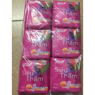 Combo 6 gói bvs diana siêu thấm MAXI không cánh 23cm gói 8m