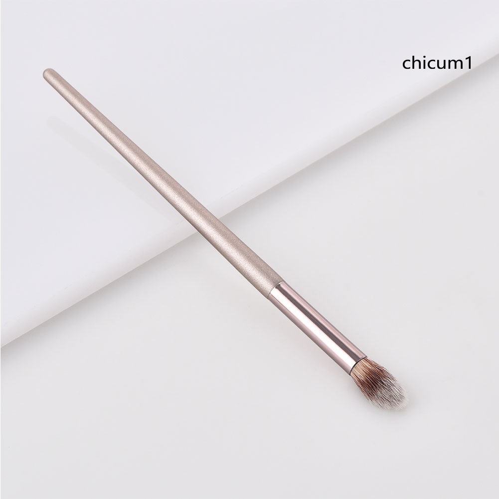 [Hàng mới về] Cọ Trang Điểm Đánh Phấn Nền Cán Vàng Nâu Tiện Dụng