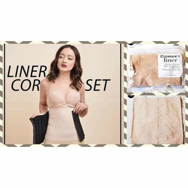 Áo liner corset su đúc, không đường may mặc trong latex chống hằng ngứa