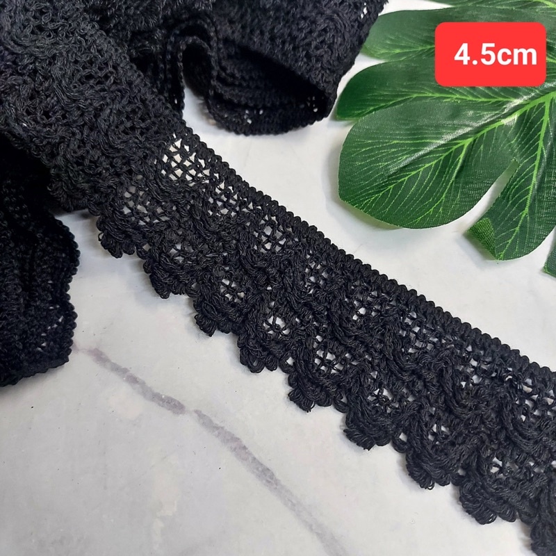 Ren trang trí , màu đen , size 3cm đến 9cm