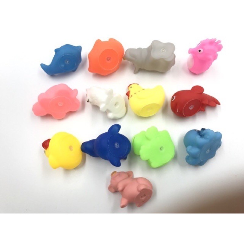 Thú chip thả chậu tắm cho bé (sét 12 con)