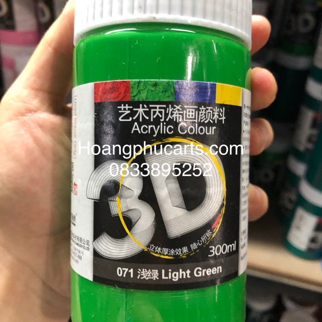 MÀU ACRYLIC 3D 300ML MÃ MÀU HIẾM (Link 2)