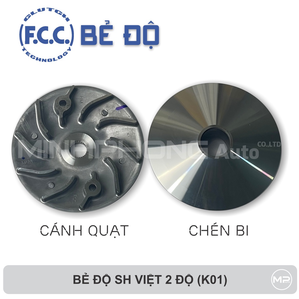 Bộ chén bi cánh quạt nồi trước bẻ độ SH Việt 2 độ