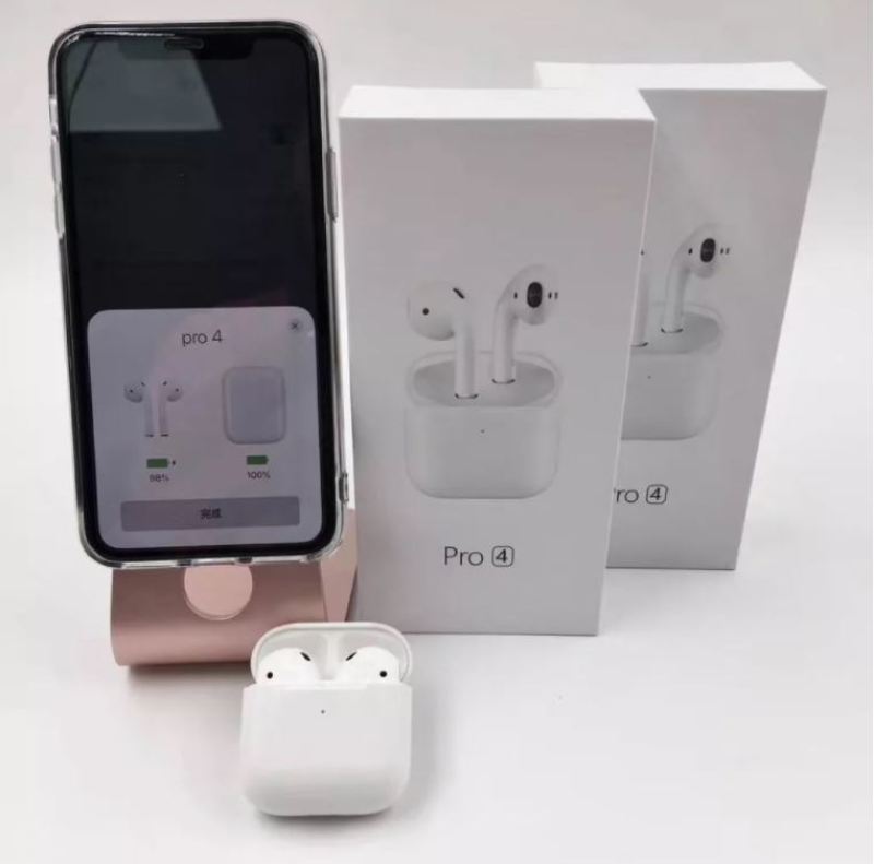 Tai nghe nhét tai kết nối Bluetooth 5.0 Pro 4 không dây hỗ trợ tất cả thiết bị thông minh