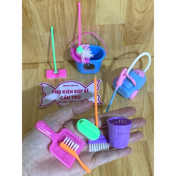 Set 9 dụng cụ vệ sinh cho nhà bup bê