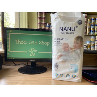 Tã quần nanu baby đủ size dán s50 m50 quần m50 l50 xl50 xxl50