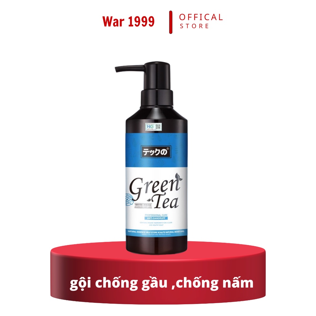 Cặp dầu gội xả trà xanh MEIKI 780ml kiềm dầu cho da đầu và cân bằng độ ẩm phục hồi hư tổn cho mái tóc