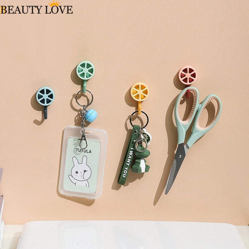 1 Móc Treo Đồ Dán Tường / Treo Mũ / Đồ Dùng Hình Quả Chanh Độc Đáo Tiện Dụng