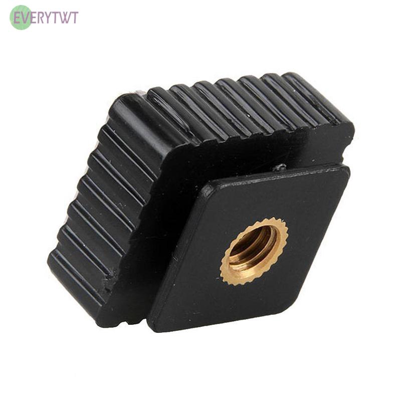 Ngàm Gắn Đèn Flash 1/4 & Rdquo 1pc 0.9x0.8x0.6inch Cho Máy Ảnh Canon 580exii/580ex Ii