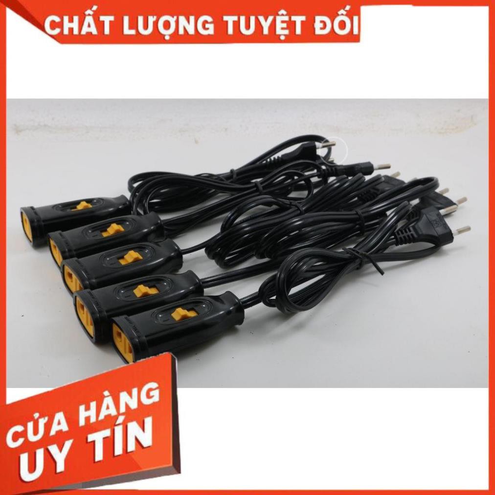 Ổ Cắm Điện Đơn Có Công Tắc 1500w, Dây dài 1m3, Nhỏ Gọn Rất Tiện Lợi Đảm Bảo Chất Lượng