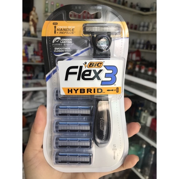👉Dao cạo râu BIC Flex 5 Men's 5 Blade, Razors, 2-count- New In - mỹ 🇺🇸