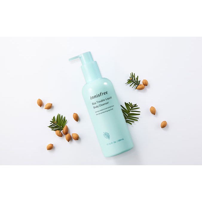 SỮA TẮM TRỊ MỤN Ở LƯNG INNISFREE BIJA TROUBLE LIQUID BODY CLEANSER 300ml mẫu mới