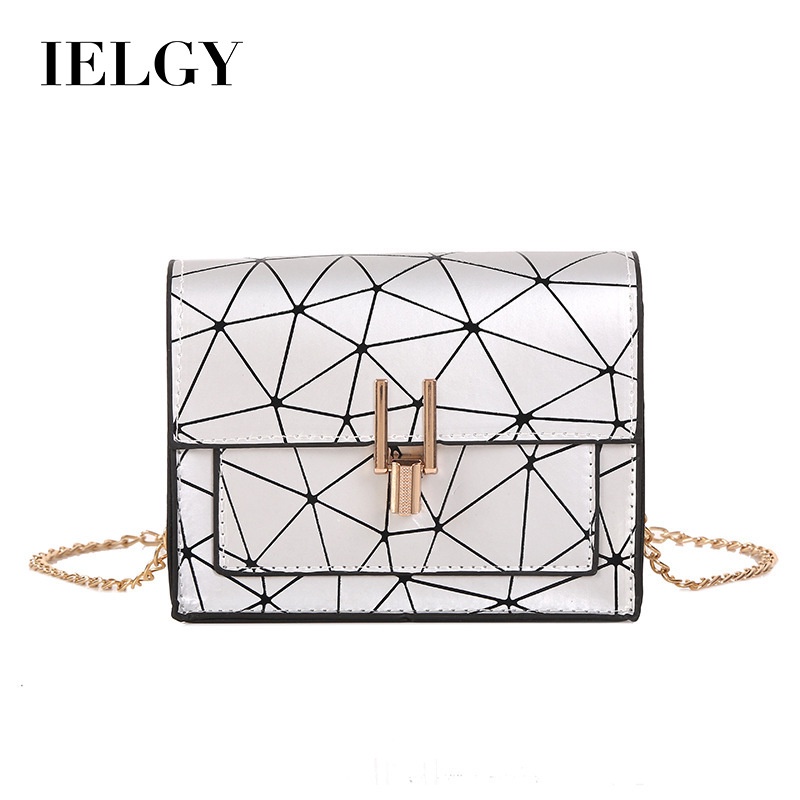 IELGY Túi Đeo Vai Hình Vuông Phong Cách Hàn Quốc Thời Trang Cho Nữ