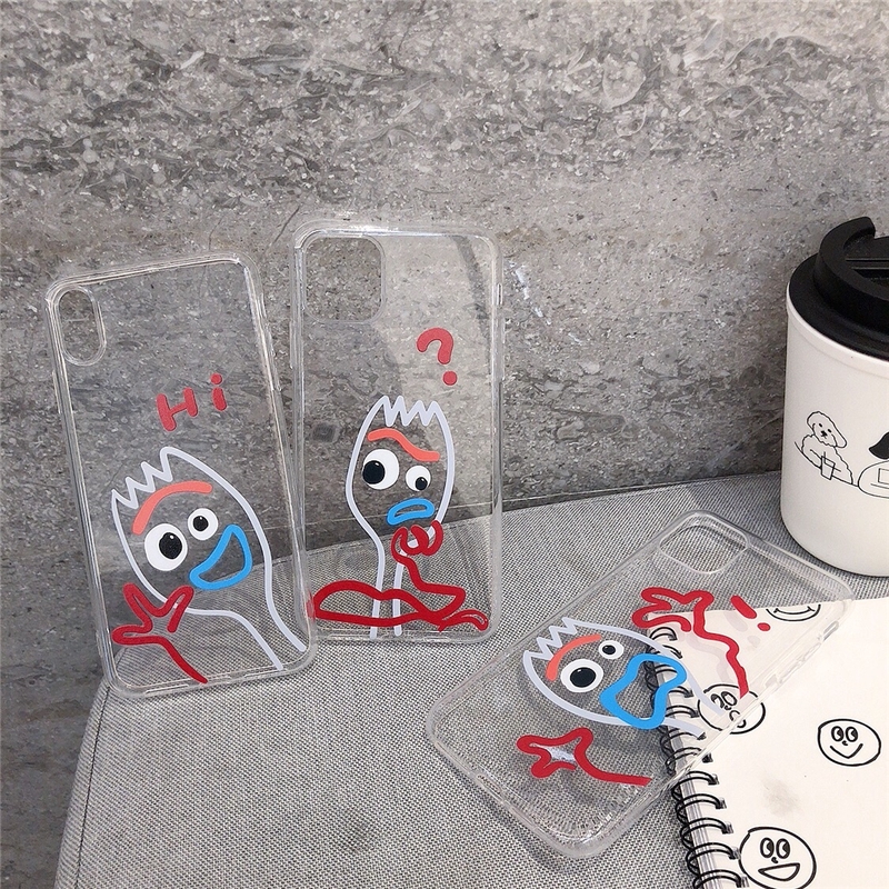 Ekspresi Fork Motif IPhone 11promax 11 7 8 7plus 8plus 6 6s 6splus x xr xsmax 11pro SE 2020 Soft Case xs TPU | BigBuy360 - bigbuy360.vn