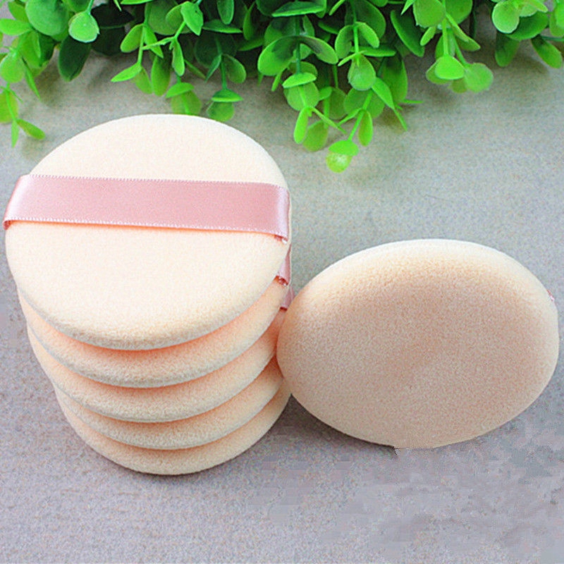 5pcs Women Facial Face Body Beauty Smooth Cosmetic Foundation Powder Puff Makeup Sponge Puff Tools