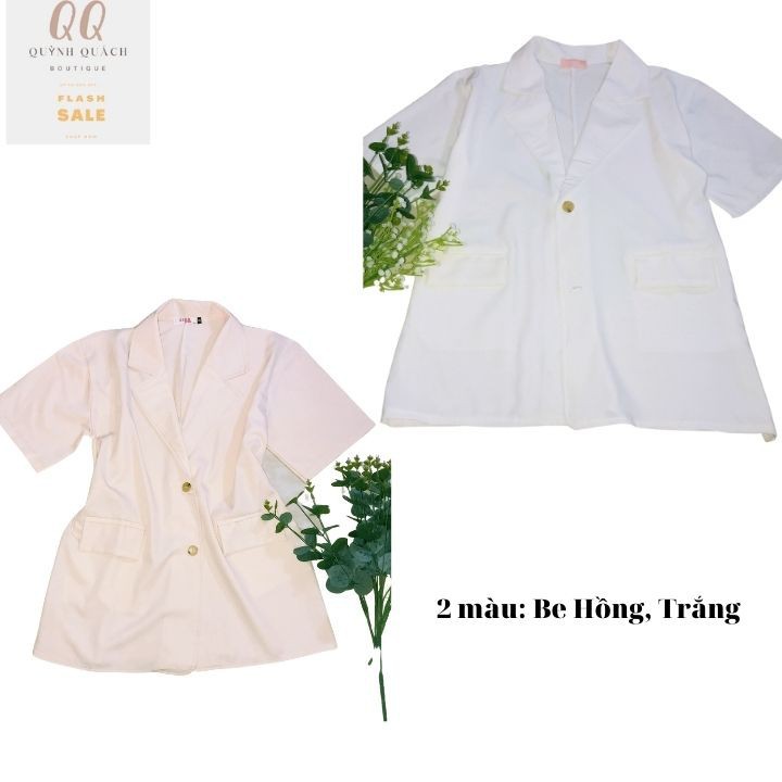 Áo Blazers đẹp giá rẻ 💗𝑭𝒓𝒆𝒆 𝑺𝒉𝒊𝒑💗, Vest nữ mùa hè chát đẹp mặc thoáng mát Màu đen trắng be Freesize | BigBuy360 - bigbuy360.vn