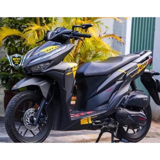 Tem rời dán xe vario 150 indo dán xe vàng cát - Bi Decal