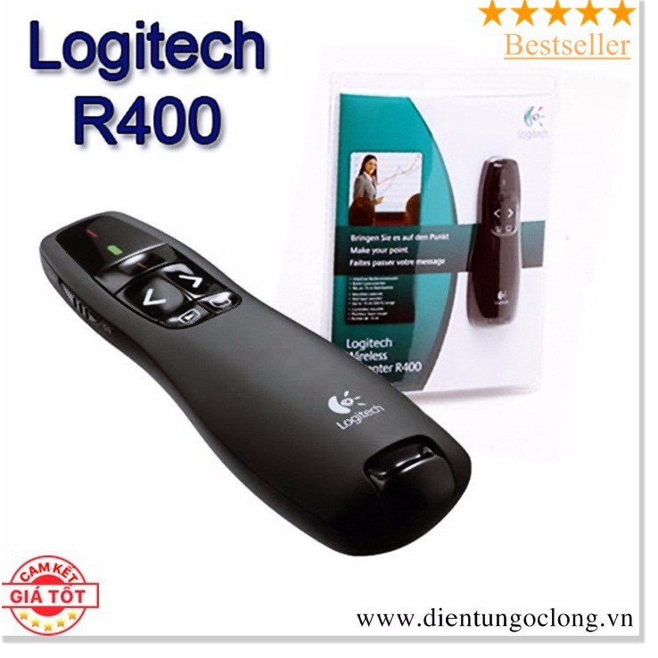 Bút Trình Chiếu Logitech Presenter R400