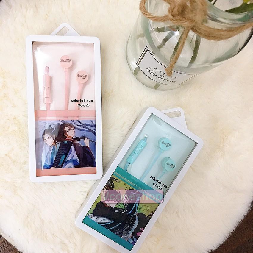 (4 màu) Tai nghe Ma Đạo Tổ Sư Trần Tình Lệnh loại nhét tai nhỏ gọn tiện lợi