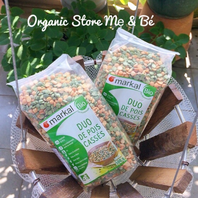 Đậu Hà Lan 3 màu hữu cơ Markal 500mg