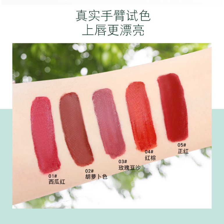 [Hàng mới về] Bộ Son Kem Lì Vongee Mịn Mượt Như Nhung Làm Trắng Môi | BigBuy360 - bigbuy360.vn