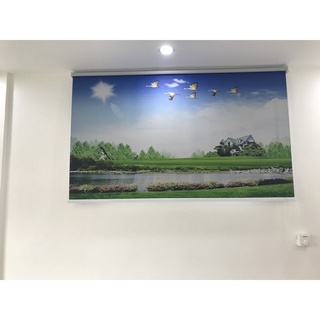 Rèm cuốn in tranh/ Rèm tranh 3D