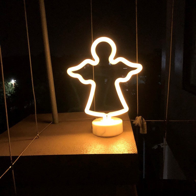 Đèn led neon decor phòng ngủ hơn 50 mẫu