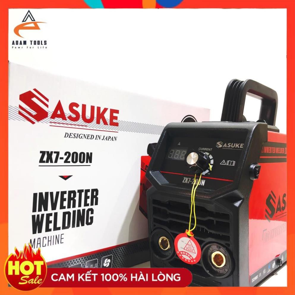 [Hàng Tốt] Máy hàn điện tử mini inverter Sasuke mã ZX7-200N l Có đồng hồ