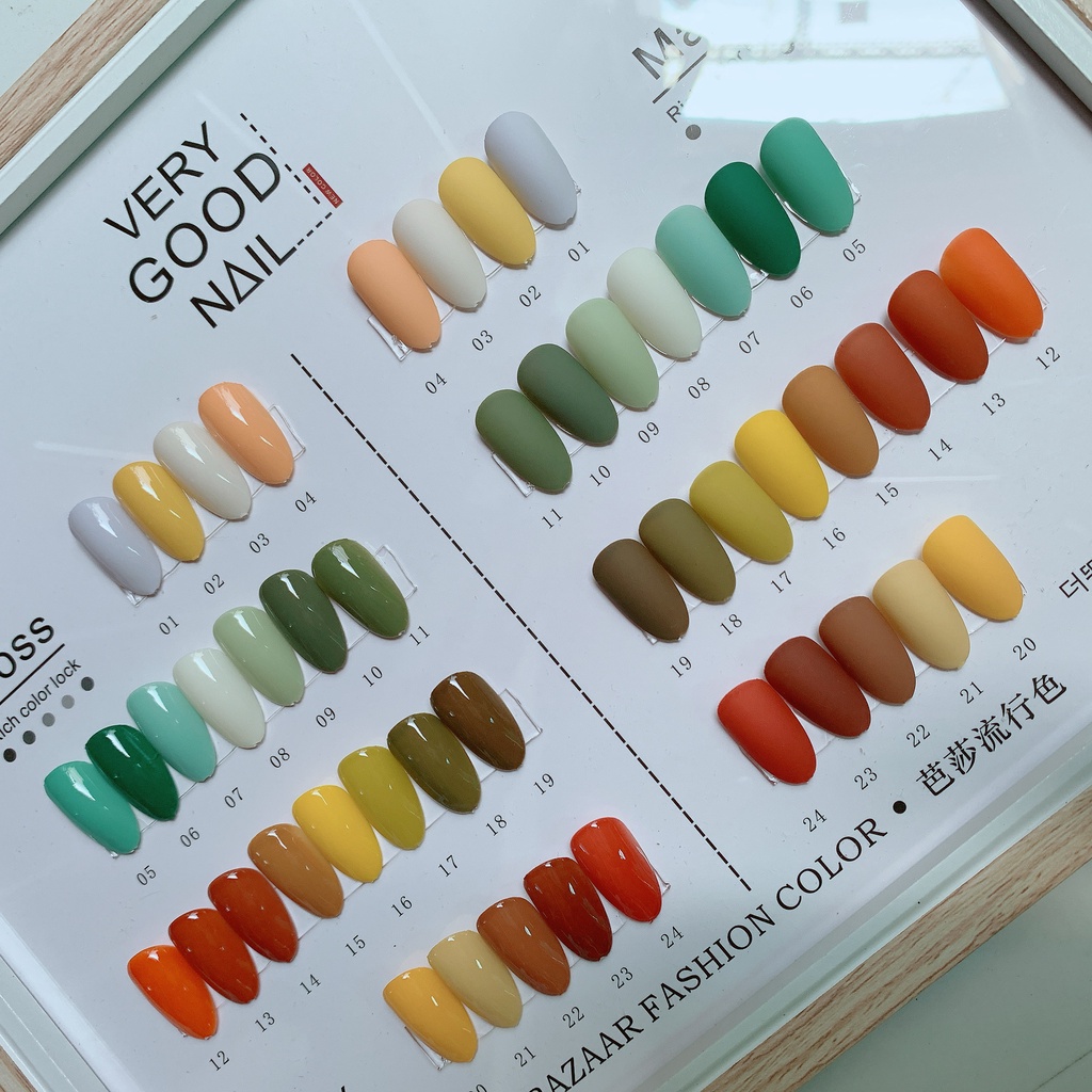 SƠN GEL VERY GOOD NAIL LẺ ( SET XANH)