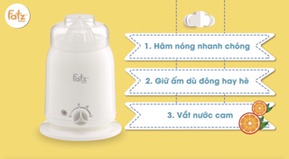 Máy hâm sữa FatzBaby FB3002SL 4 chức năng