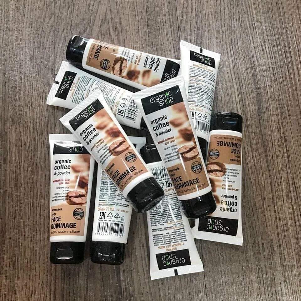 [Rẻ vô địch] [FreeShip] TẨY DA CHẾT COFFEE ORGANIC NGA 75ml