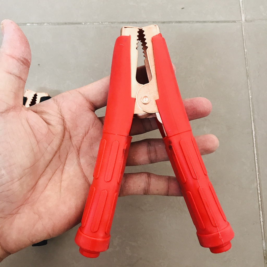 Bộ 2 kẹp cá sấu kiểm tra bình ắc quy cho xe hơi 500A
