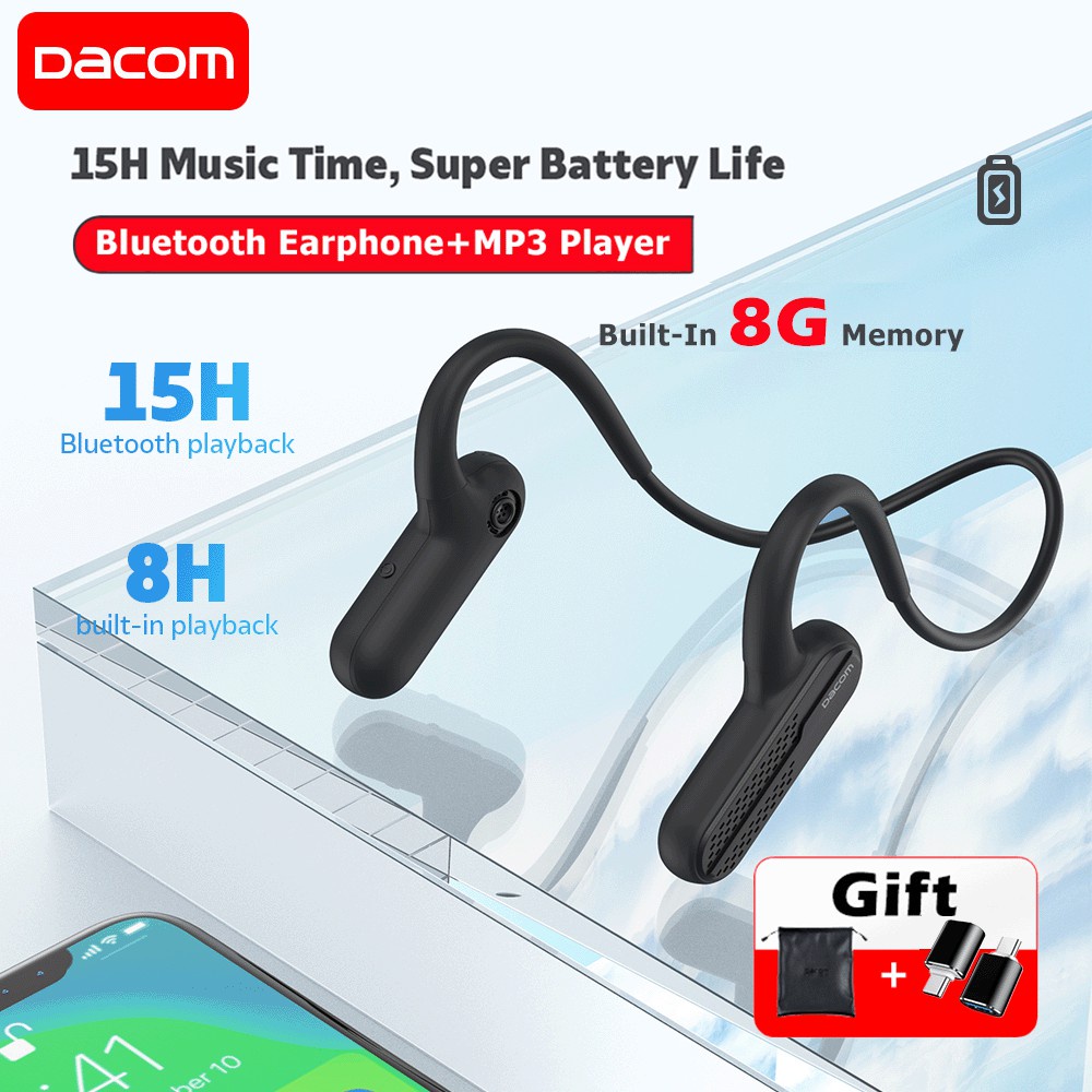 Dacom Tai nghe không dây DACOM G56 8G Bộ Nhớ MP3 Chống Nước