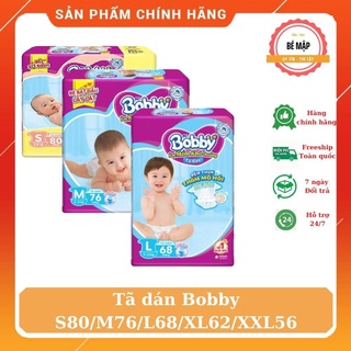 Tã dán bobby s80/m76/l68/xl62/xxl56
