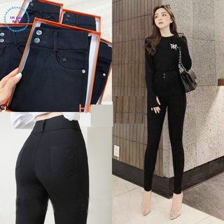 Quần legging nữ dài cạp cao gen bụng nâng mông chất umi hàn siêu tôn dáng