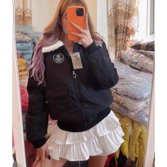 Áo Khoác Phao Trần Trám Lót Lông | BigBuy360 - bigbuy360.vn