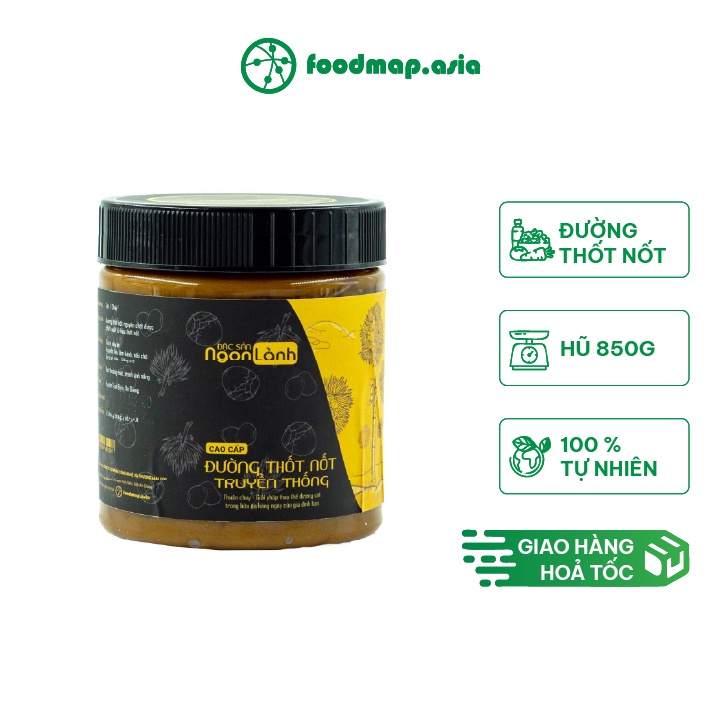 Đường Thốt Nốt Truyền Thống An Giang, Nguyên Chất - Hũ - Đặc Sản Ngon Lành - FoodMap