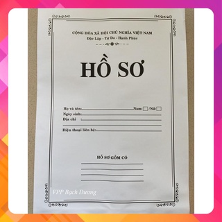 Bao Hồ Sơ A4 Trắng -100 cái/xấp