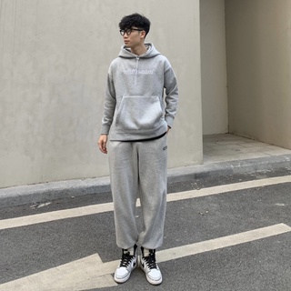 HOODIE "LOGO SS20" DOUBLE LABEL GREY
