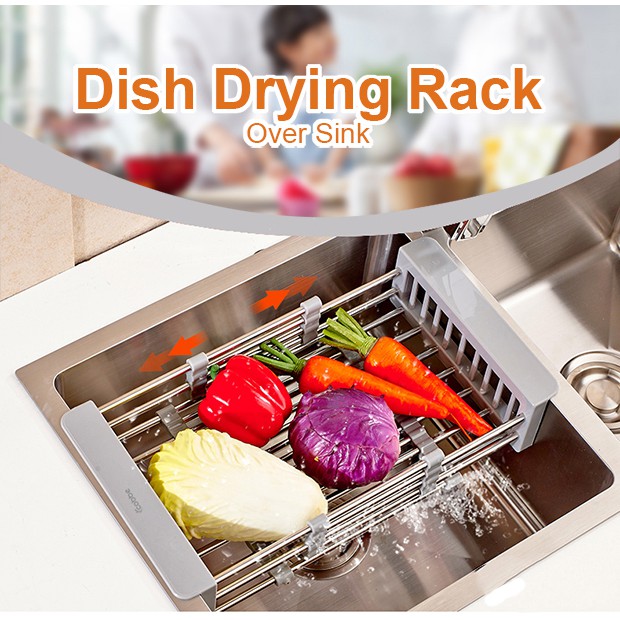 Rổ Rút Gọn đa năng để bồn rửa chén...