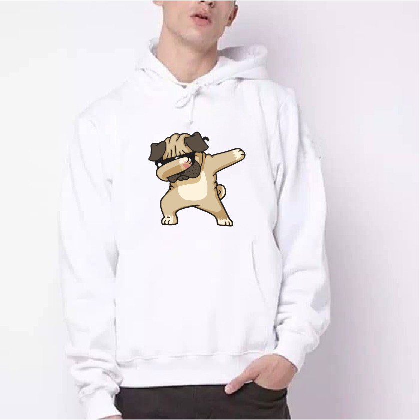 [Gió mùa về] Áo nỉ Hoodie thu đông hoạt hình chó Pub form suông rộng Unisex cá tính cho nam nữ | BigBuy360 - bigbuy360.vn