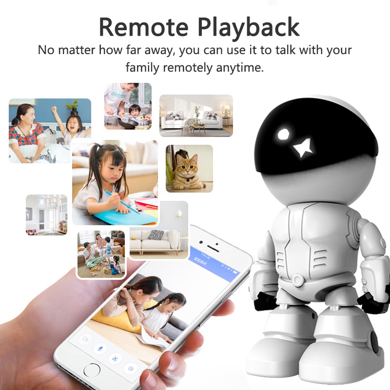 Robot 2mp Wifi Ptz Ip Trong Nhà Không Dây Yoosee Zoom 5x Camera Theo Dõi Tự Động Ai Tầm Nhìn Phát Hiện Chuyển Động Cloud1