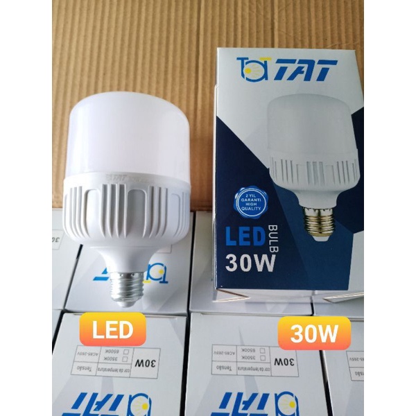 Combo 4 bóng đèn led bulb trụ 30w TAT bảo hành 2 năm