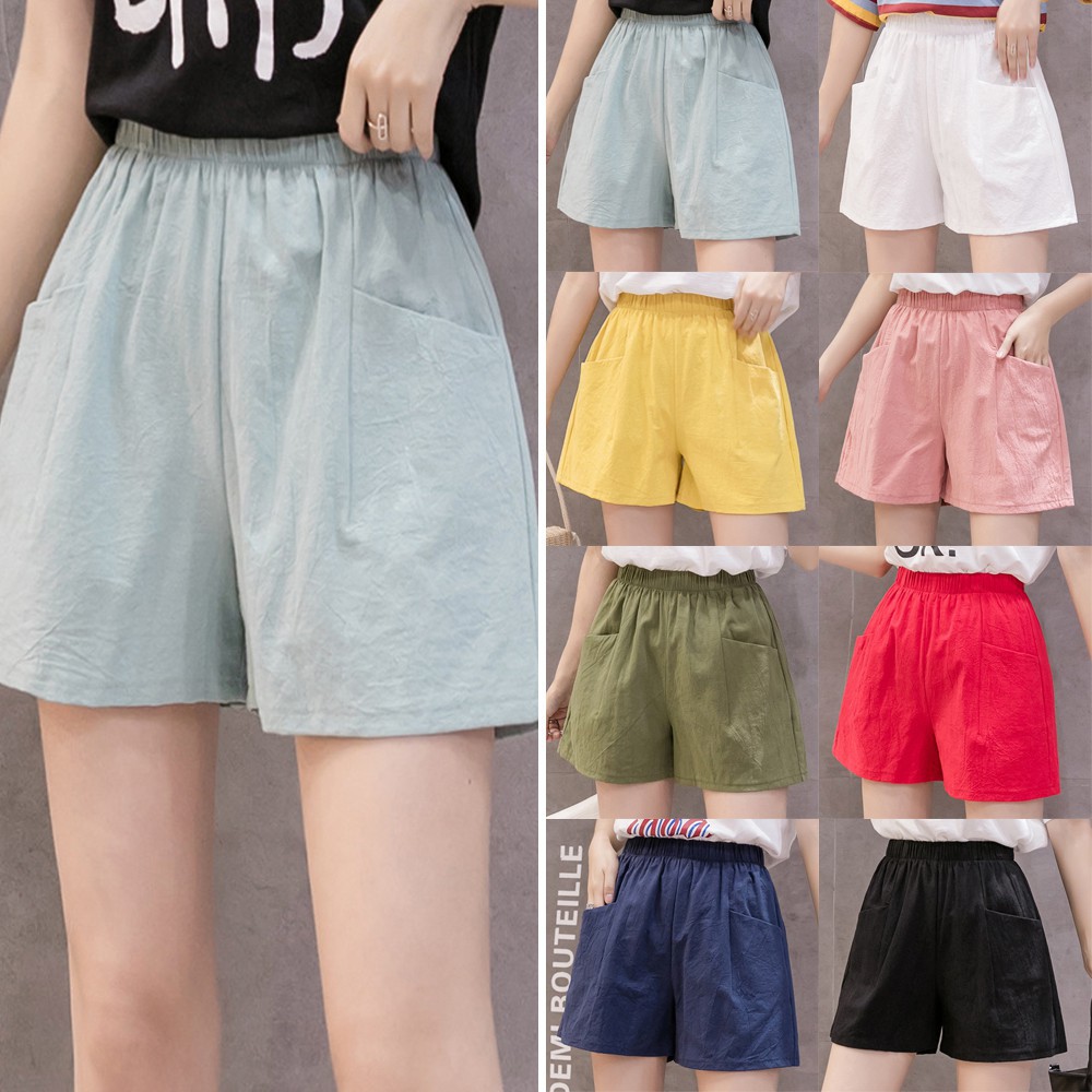 [Mã FAMAYWA giảm 10K đơn 50K] Quần Sọt Thể Thao Lưng Cao Thiết Kế Dáng Rộng Thoải Mái