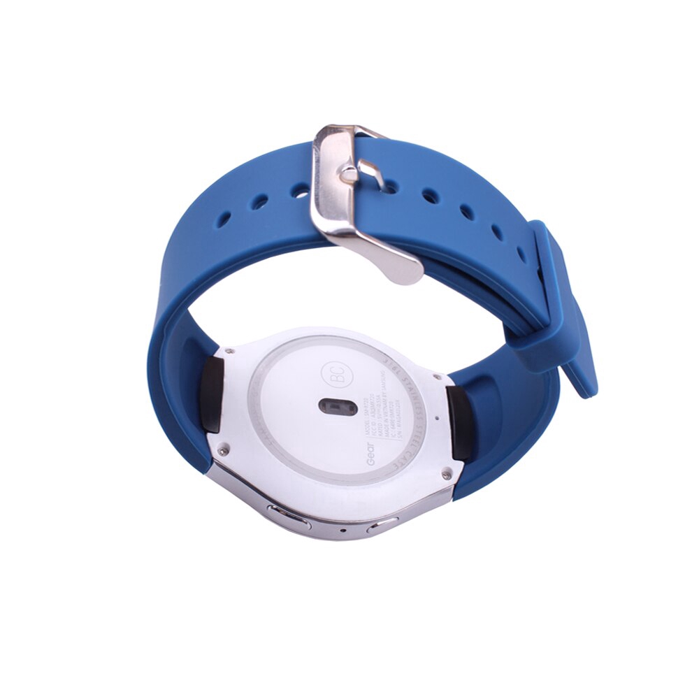 Dây silicone đơn giản thay thế cho đồng hồ đeo tay thông minh Samsung Galaxy Gear S2 R720