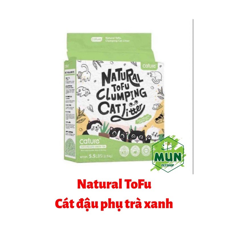 Cát đậu nành Tofu Cature 6lít trọng lượng 2,5kg