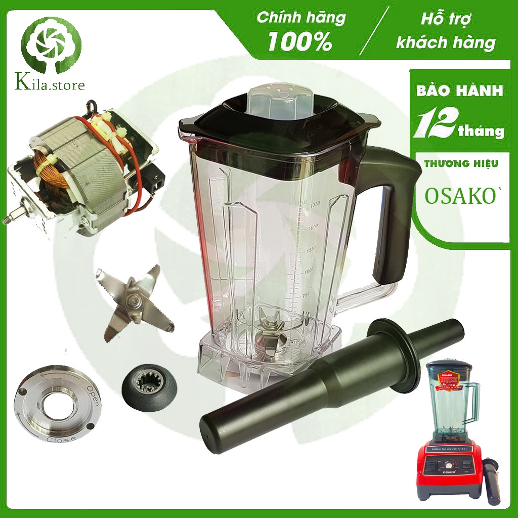 Linh kiện máy xay sinh tố công nghiệp Osako OS-1800, Sản phẩm chính hãng